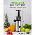 Portable Compact Centrifugal Juicer with Self-Cleaning Electric Spanish Stainless Steel Blades and Quiet Motor